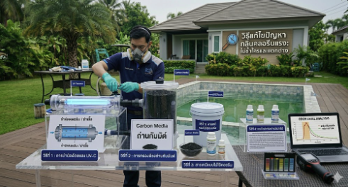 ปัญหากลิ่นคลอรีนแรง มีวิธีแก้ไขอย่างได้ผลและปลอดภัย